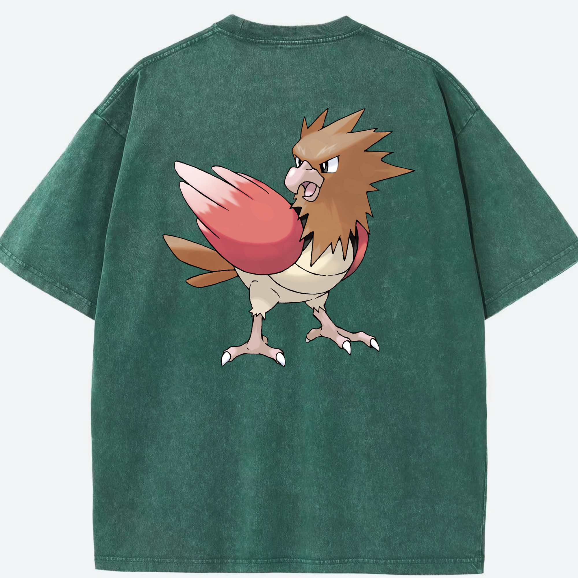 （画像用） ポケットモンスター Pokémon 綿100% ヴィンテージ風 半袖Tシャツ（背面プリント）
